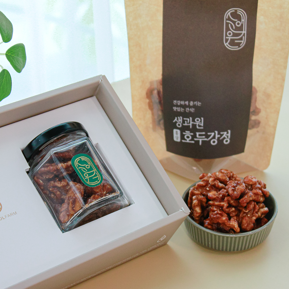 아카시아꿀 호두강정 2종 진짜 자연 꿀 선물 세트 선생님 상견례 결혼식 환갑 돌잔치 답례품 이미지 6