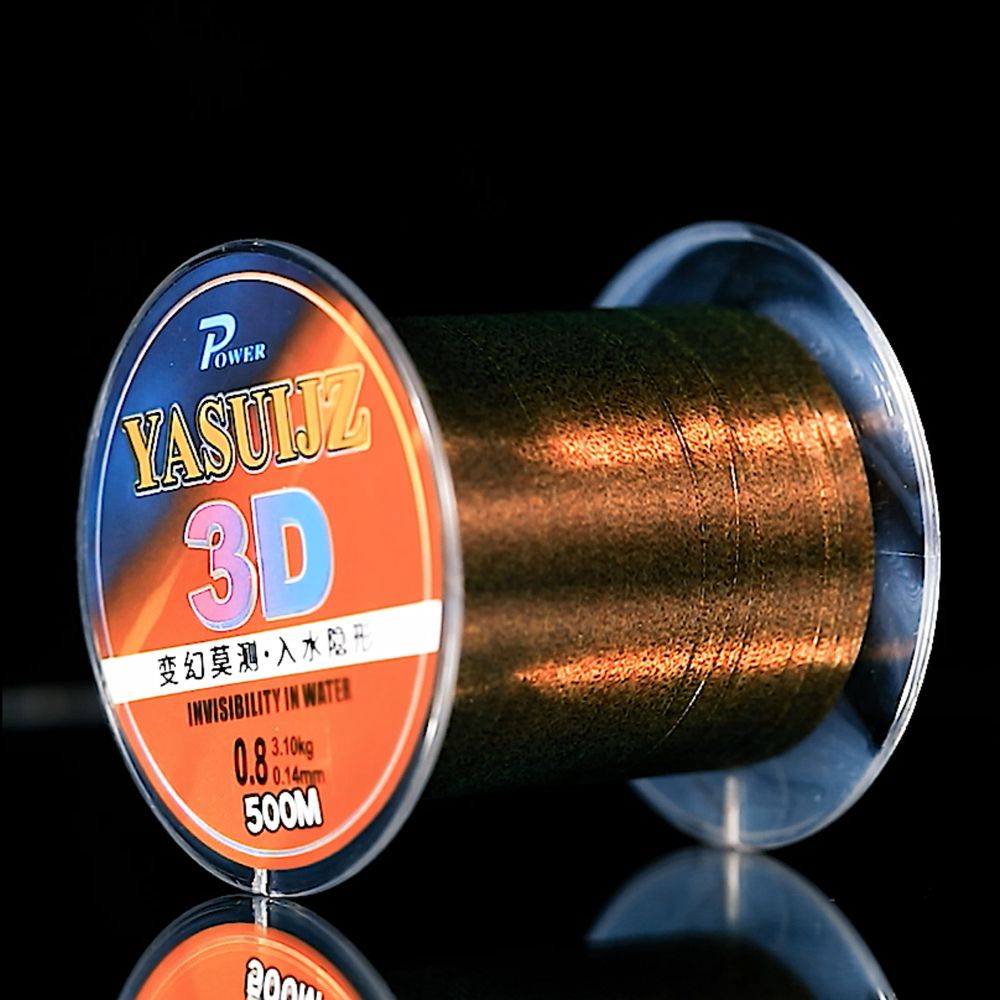 바다 민물 세미플로팅 원줄 원투 루어줄 500m 3D 위장 변색