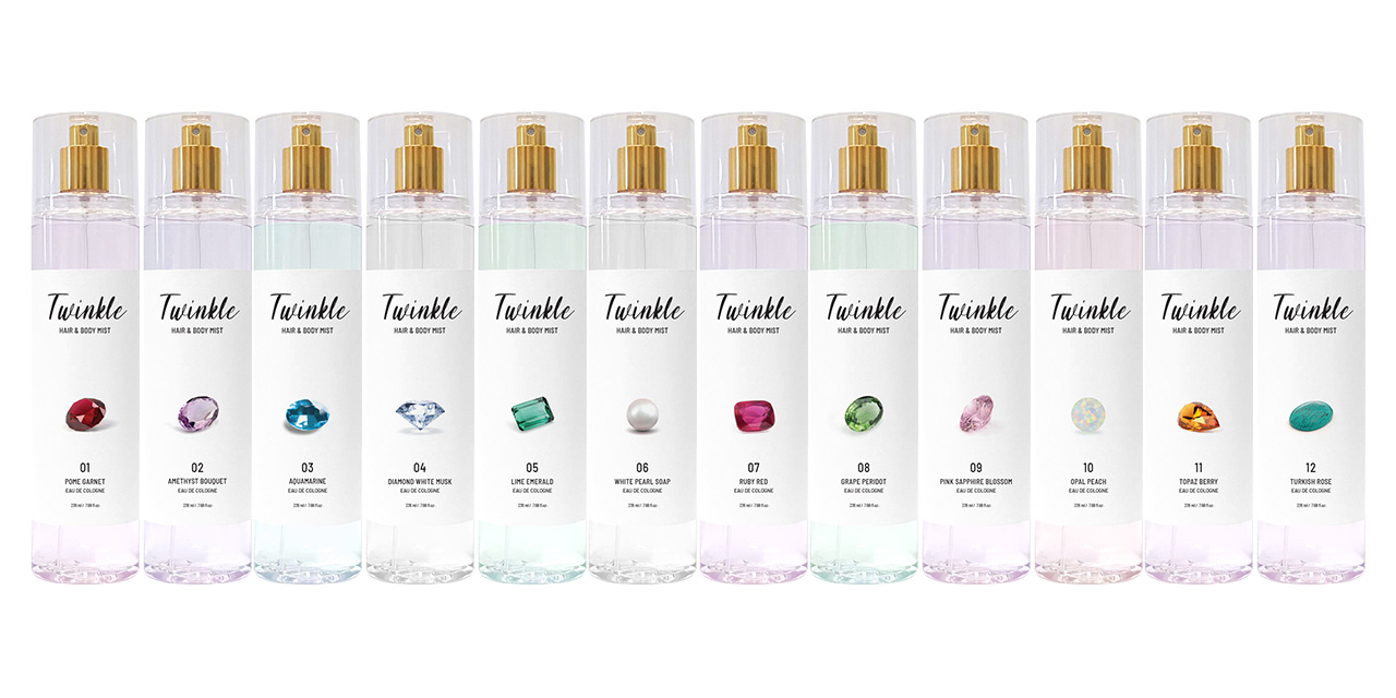 (무배)푸드어홀릭 트윙클 헤어 앤 바디미스트 250ml 12종 택1 : 베로베코스메틱