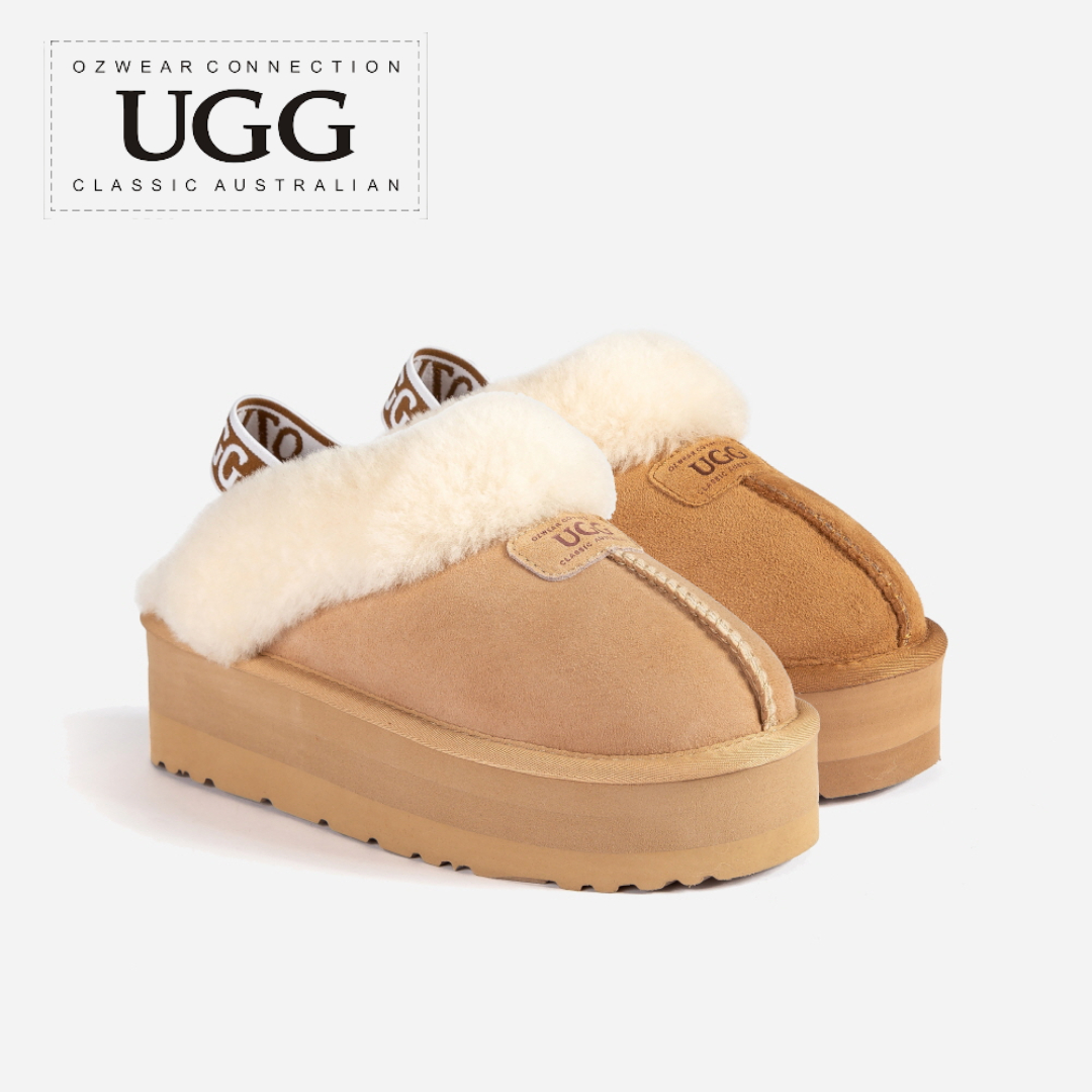 호주 오즈웨어 코케트 하이 플랫폼 여성 어그 슬리퍼 OB114 II PPEB