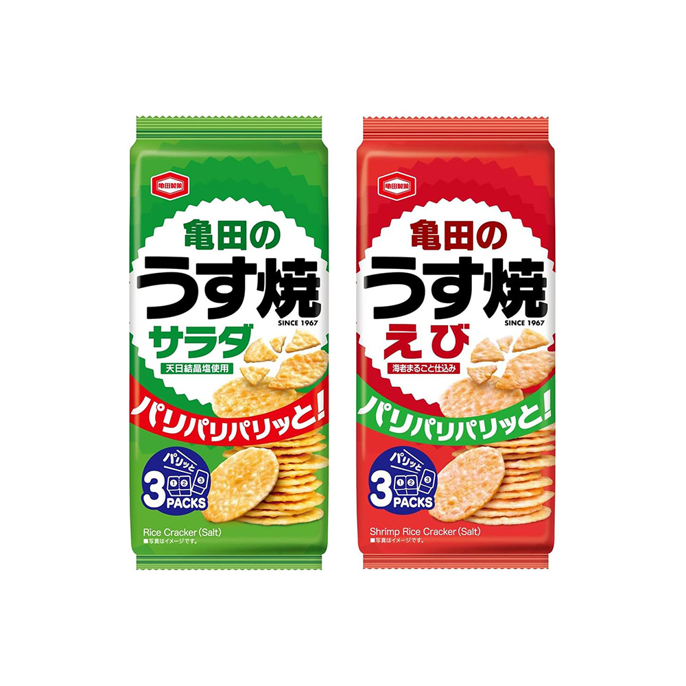 카메다제과 우스야키 센베이 80g 12개 세트