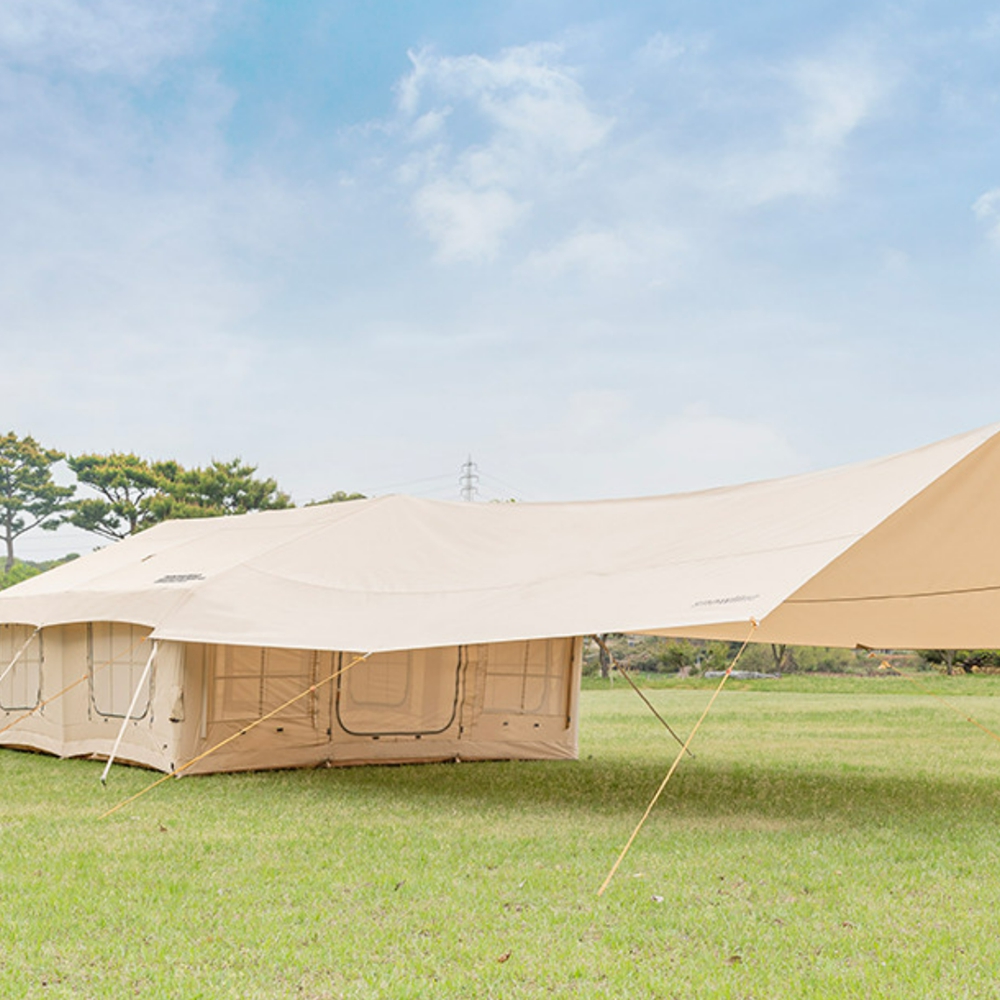 스노우라인 에어텐트 휘떼에어텐트 2.5 (타프 전동펌프 TPU창) 캠핑 거실형