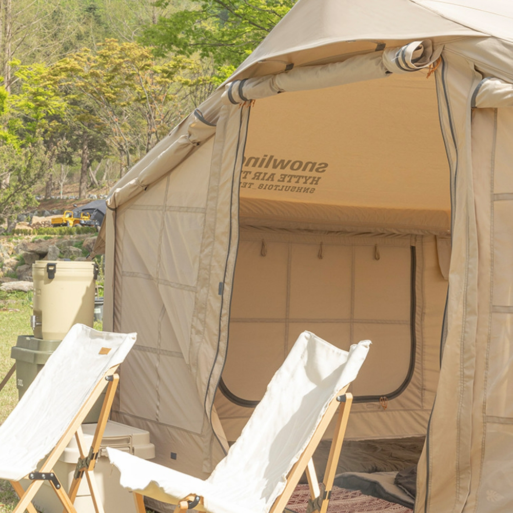 스노우라인 에어텐트 휘떼에어텐트 2.5 (타프 전동펌프 TPU창) 캠핑 거실형