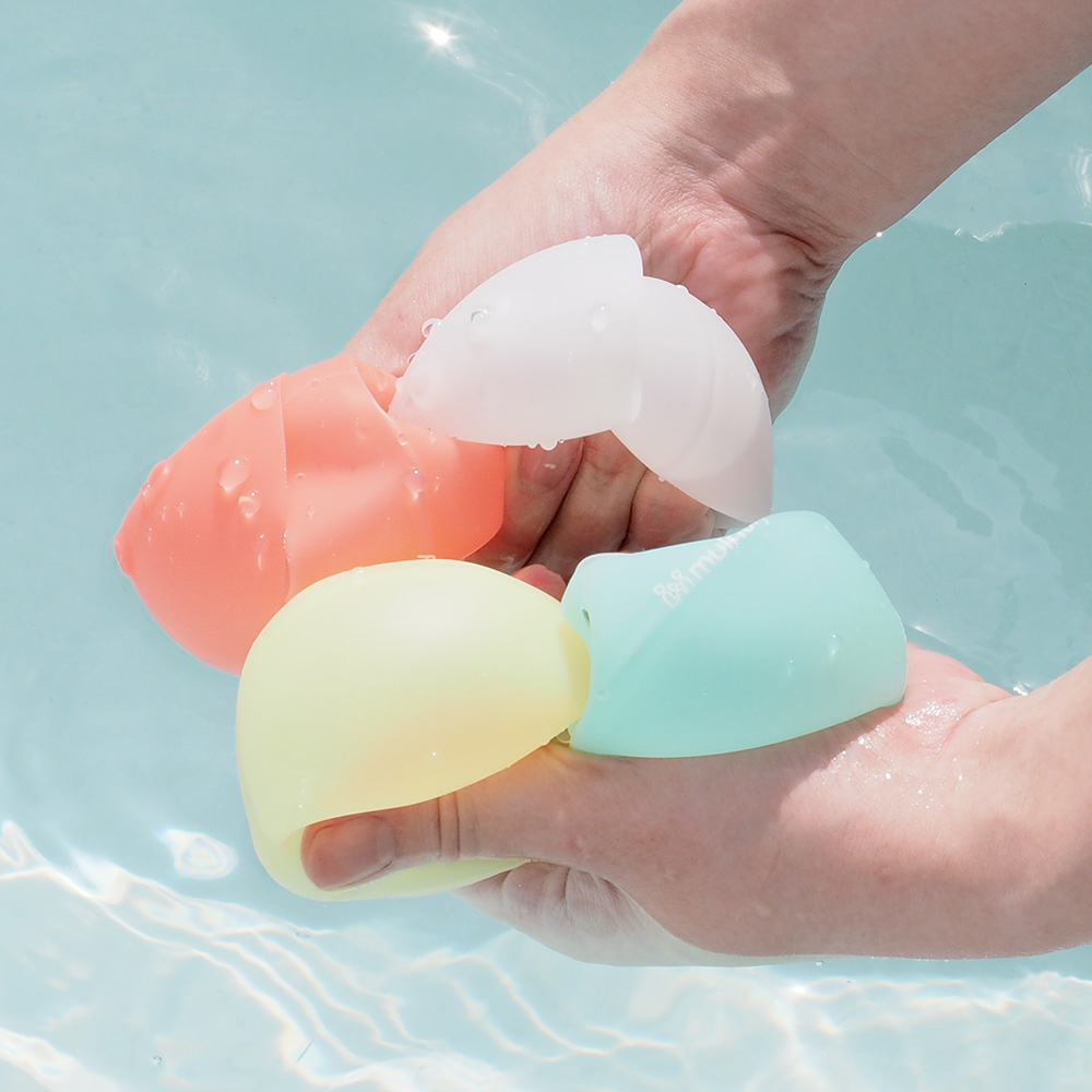 MULNORY 자석없는 실리콘 유아 물놀이 물풍선 워터팝 4+4p 이미지 4