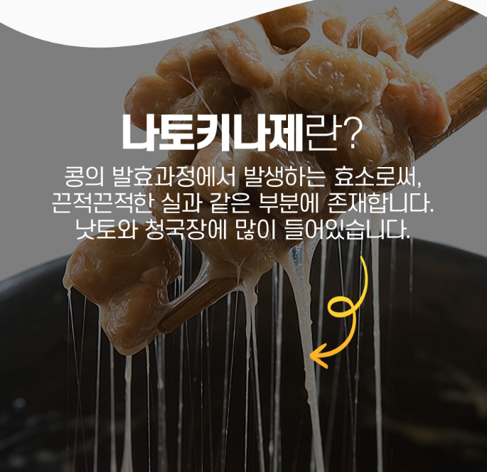 키토나제12효소 초나토키나제 효능 일본 낫토정 나토킨 30정 - 상세 이미지 4