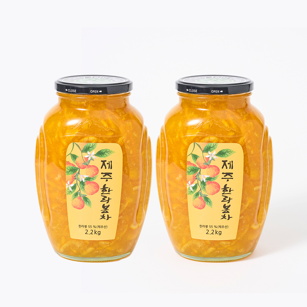 (제주특산)제주 한라봉차 2.2kg x 2개 한라봉청 - 메인 이미지