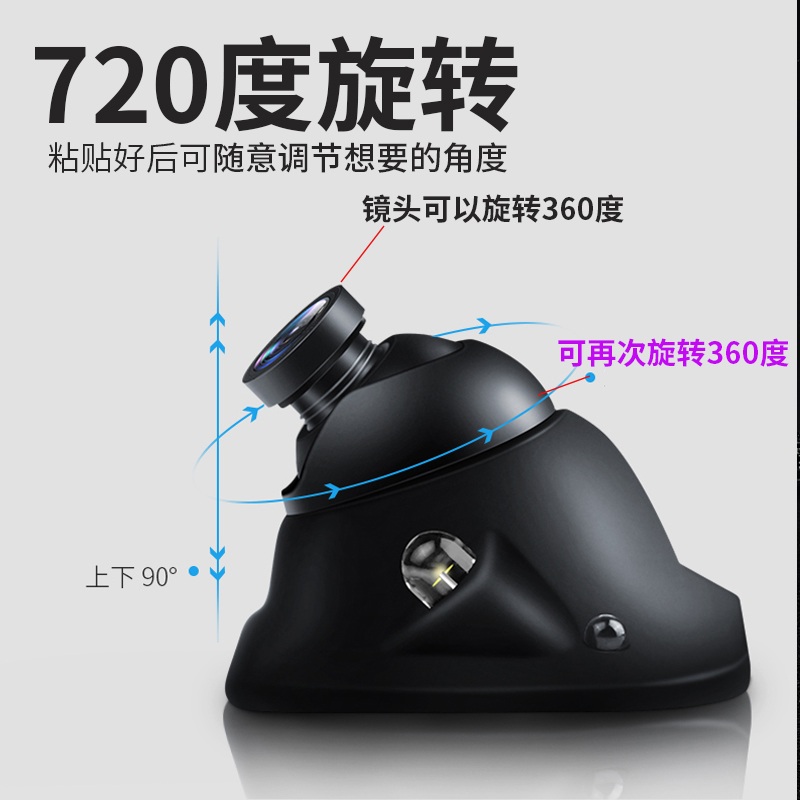 자동차 측면카메라 사각지대 차량용 사이드 미러 주행 C2 적외선 4.3인치 폴딩 - 상세 이미지 5
