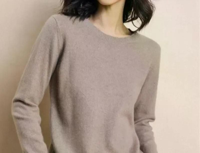 여성용 여친룩 O넥 오넥스웨터 기본 풀오버 캐주얼 풀 긴팔 솔리드 니트웨어 셔츠 가을 겨울 초록 S - 상세 이미지 3