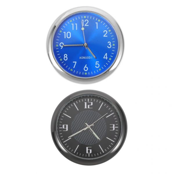 2 Pcs 자동차 시계 대시 보드 홈 접착 차량용 자동 차량 디지털 849520 : 코스트벤더스몰