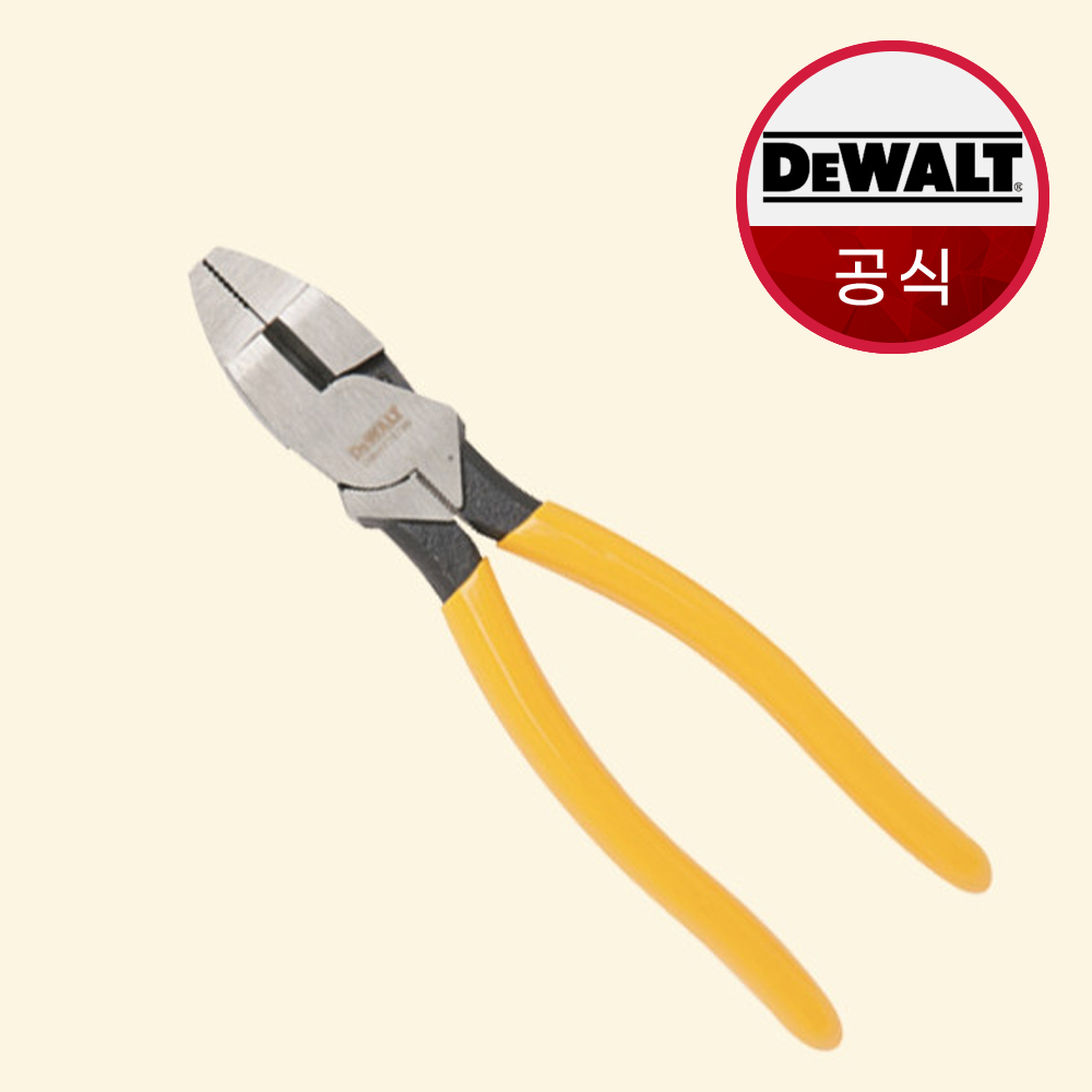디월트 그립아머 펜치 DWHT70796 180mm - 상품 이미지