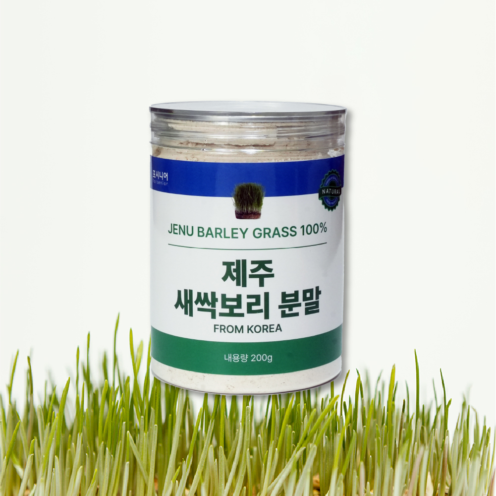 포시니어 국내산 제주도 새싹보리 분말 가루 파우더 보리 싹 100% - 상세 이미지 2