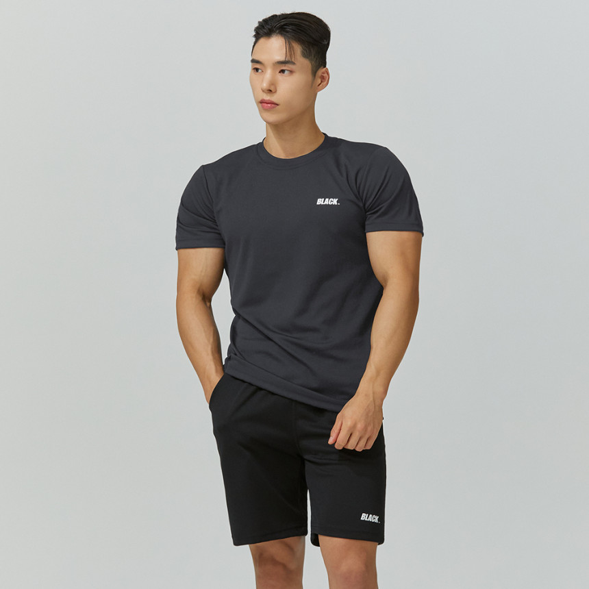 BLACKSET 남자 헬스복 운동복 트레이닝 세트 짐웨어