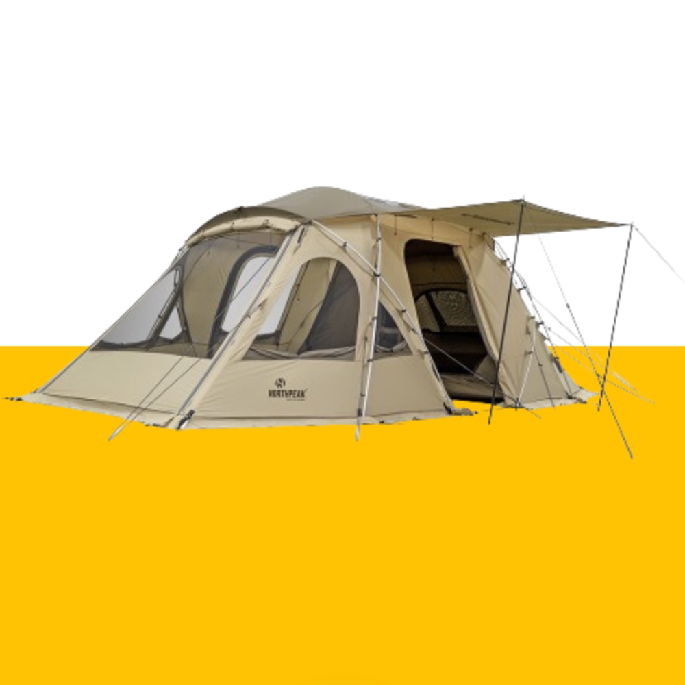 노스피크 옐로우스톤 EX3.0 텐트 캠핑텐트 대형 거실형 터널형 리빙쉘터 올리브샌드