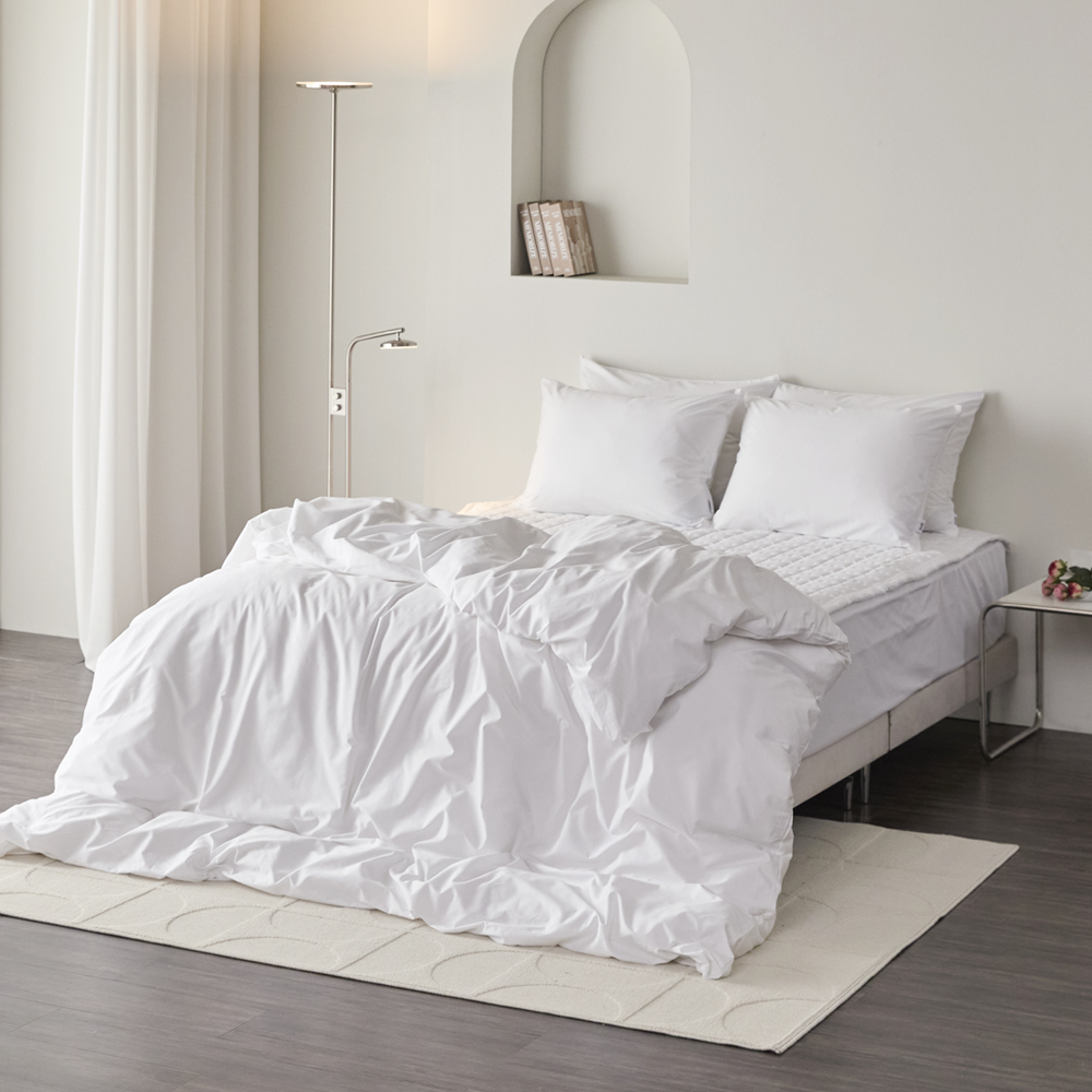 80수 순면100% 엘리트 코튼 호텔 이불커버 SS