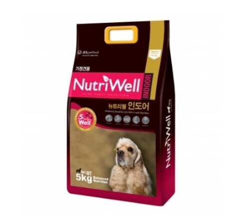 뉴트리웰 강아지 인도어 5kg  중소형 실내견 전연령 : 프라임펫