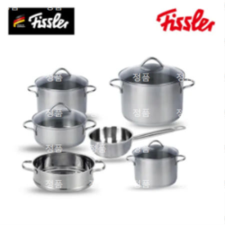 [Fissler] 휘슬러 프리미엄 GL라인 인덕션 냄비 6종set (미켈란젤로 찜기 포함)