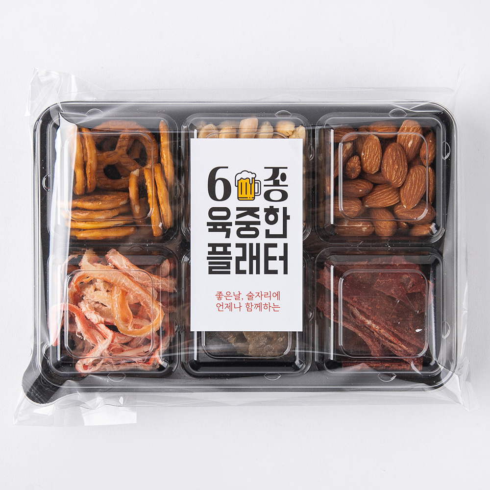 [잇츠팩] 6중한 맥주플래터 마른안주세트 B (6종) - 상품 이미지