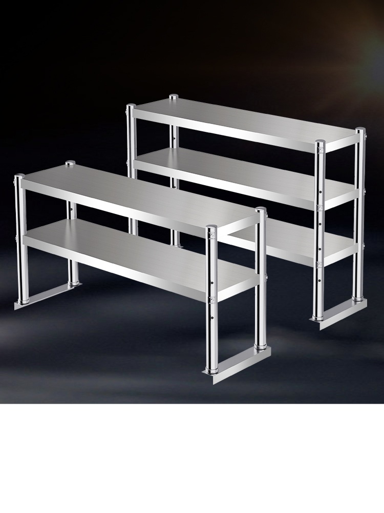 스테인리스 디딤대 스탠드 수술대 냉동고 보관대 카운터 특두께 60cm x 30cm x 60cm 2단 - 상품 이미지