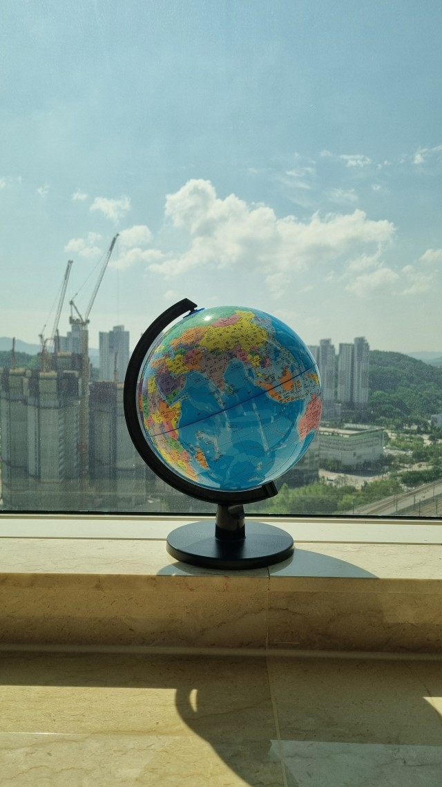 파파리브 유아 어린이 한글 표준 독도 지구본 25cm 인테리어 세계지도 이미지 2