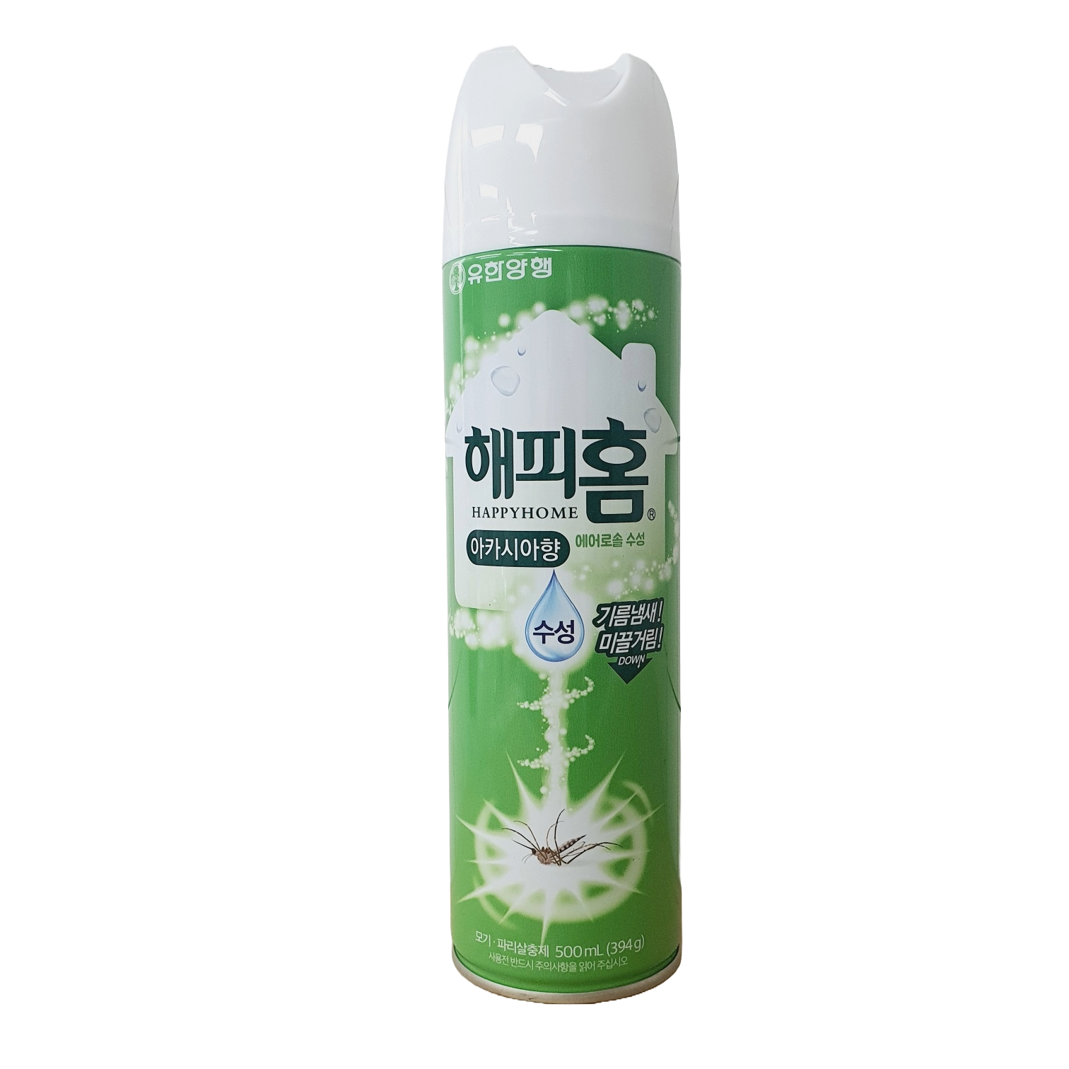 해피홈 에어로솔 수성 아카시아향 500ml 2개입 (560645) - 상세 이미지 3