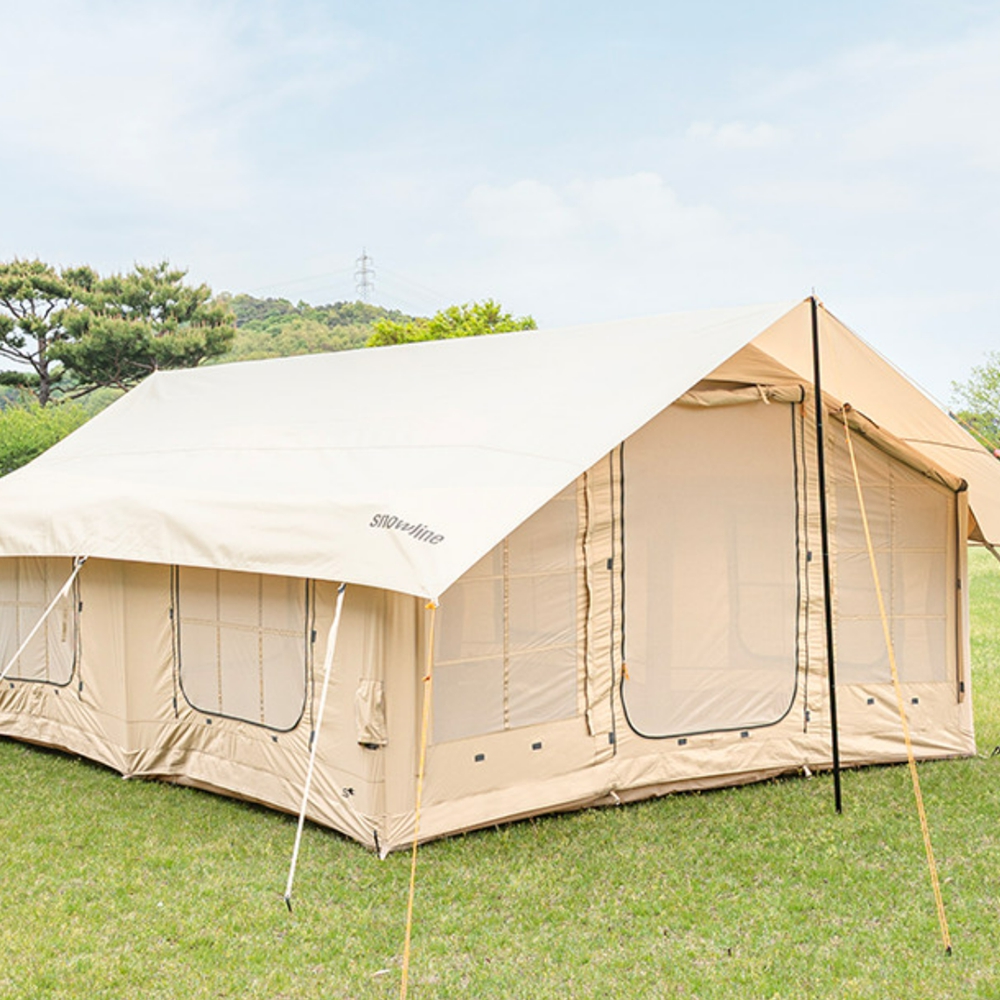 스노우라인 에어텐트 휘떼에어텐트 2.5 (타프 전동펌프 TPU창) 캠핑 거실형