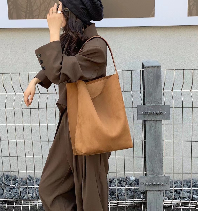 파크백 빅백 호보백 디자이너 보부상 가방 스웨이드가방 이미지 7