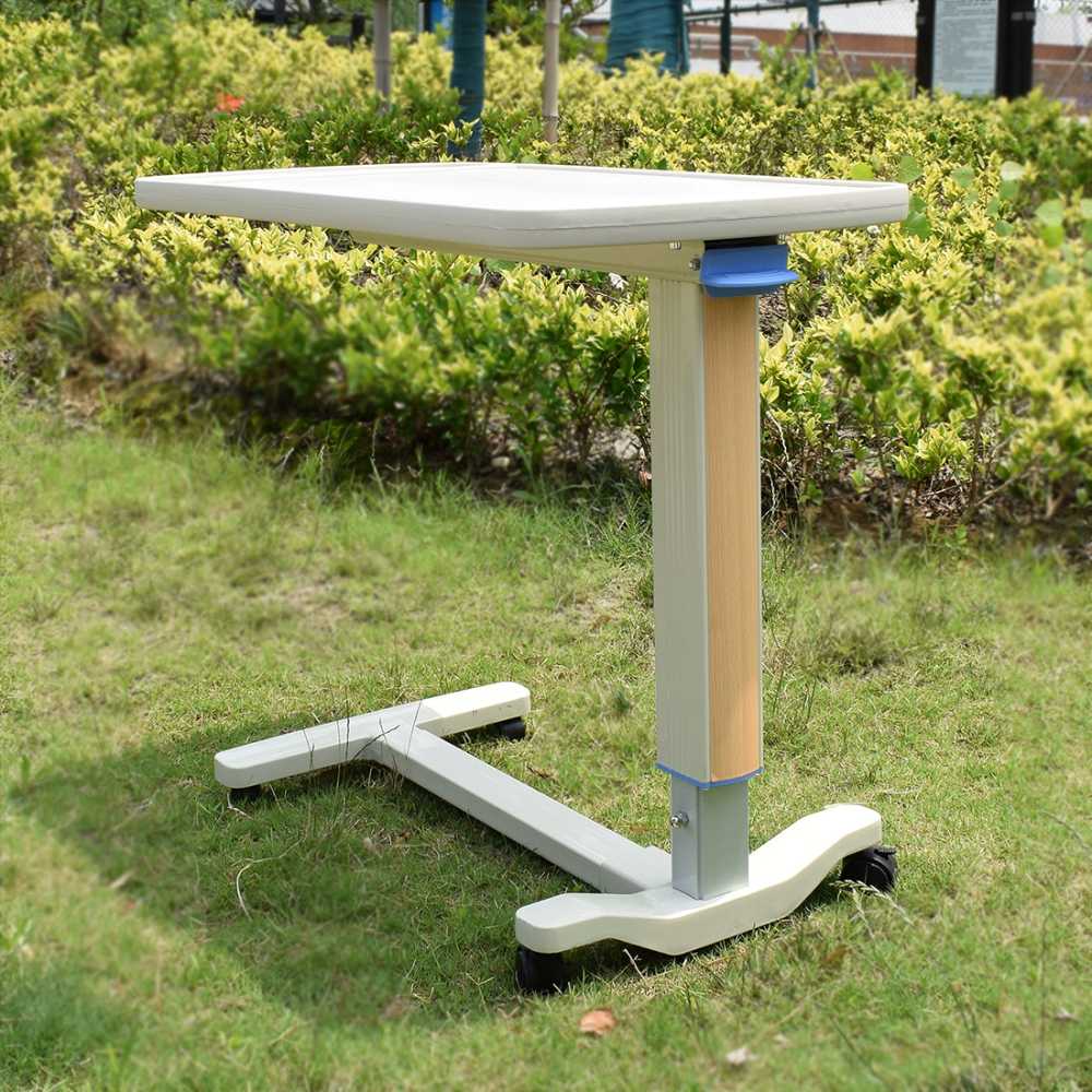 침대 사이드 식탁 이동식 병원 요양원 간이 테이블 90x45cm - 상세 이미지 3