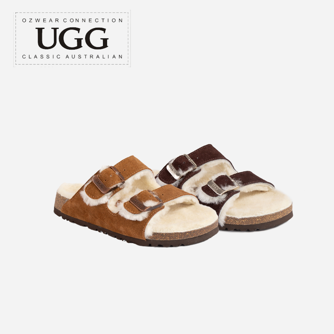호주 오즈웨어 오지 시어링 버클 여성 어그 슬리퍼 OB753