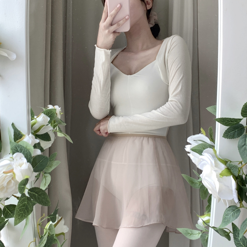 성인발레복 컴포트 슈러그 볼레로 발레워머 필라테스상의