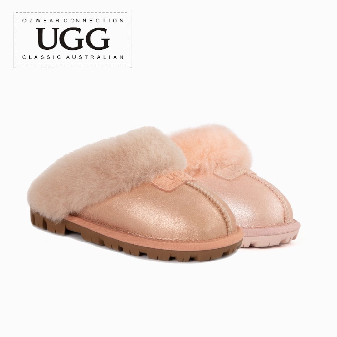 호주 오즈웨어 코케트 메탈릭 어그 슬리퍼 OB114MT