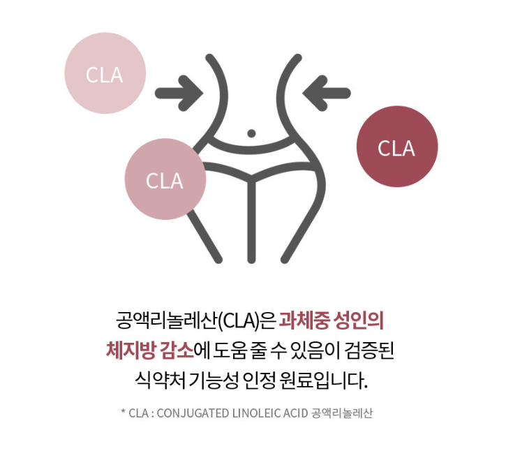 홍화씨기름다이어트 공액리놀레산 공액리놀렌산 cla 스택 - 상세 이미지 4