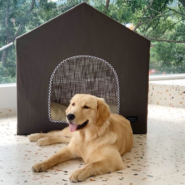 빅 대형견하우스 강아지텐트집 쿠션포함