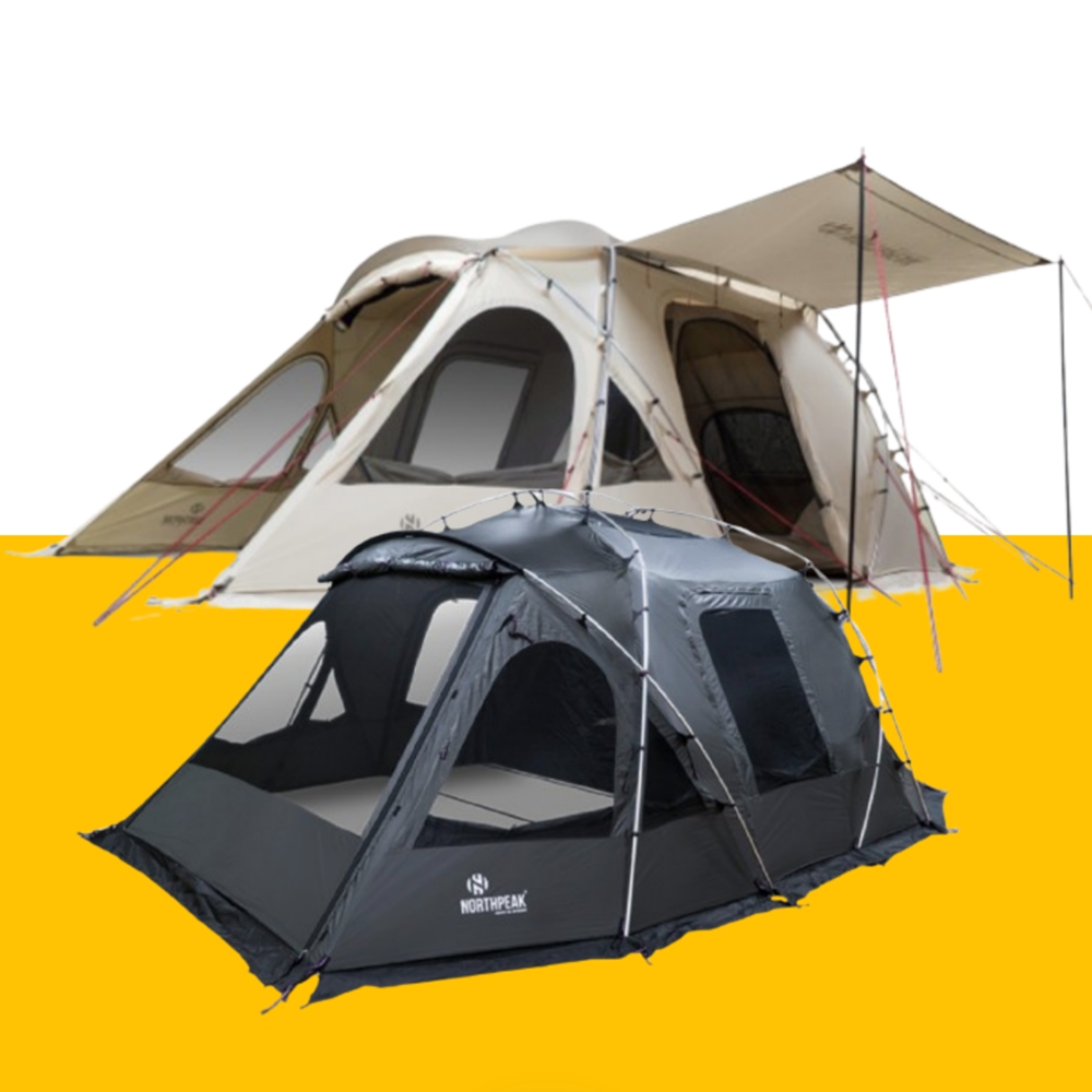 노스피크 옐로우스톤 EX3.0 텐트 캠핑텐트 대형 거실형 터널형 리빙쉘터