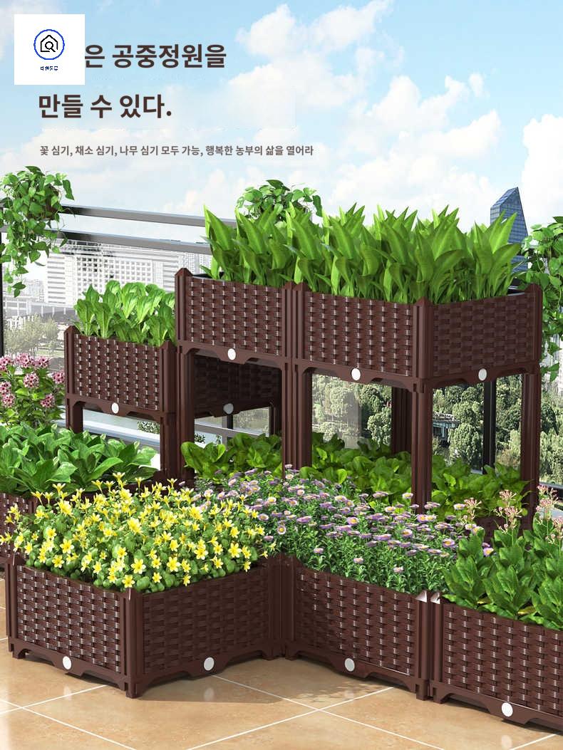 특대형 베란다 중형 화단 대형 마당 텃밭 박스 플랜트 - 상품 이미지