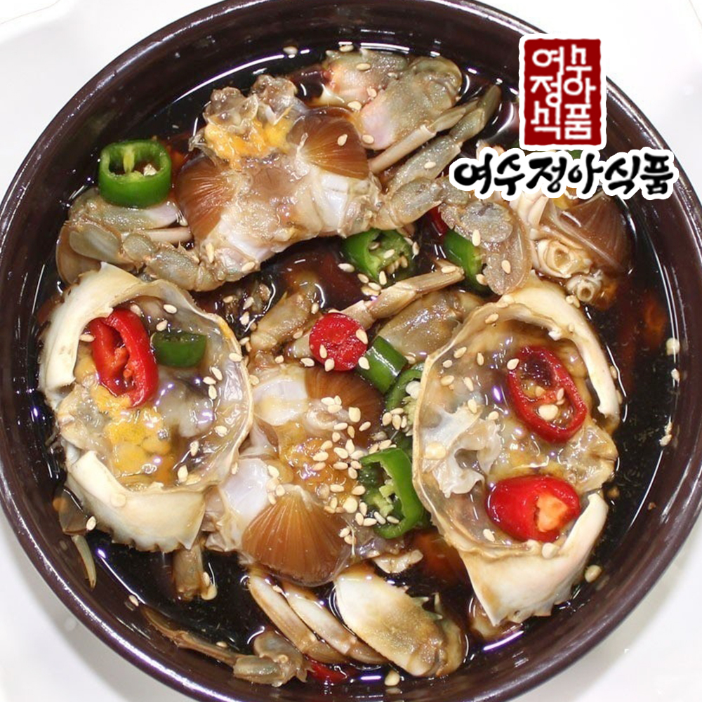 여수정아식품 국내산 돌게 간장게장 2kg : 여수 정아식품