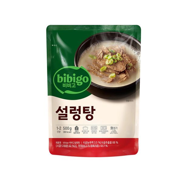 [골피아] CJ 비비고 설렁탕 500g x 6 즉석탕 즉석국 : 핫트랙스