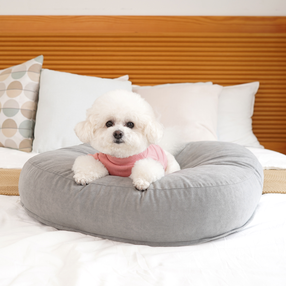 개과천선 플러피 강아지 방석 애견 중형견 사계절 꿀잠 도넛고양이 쿠션