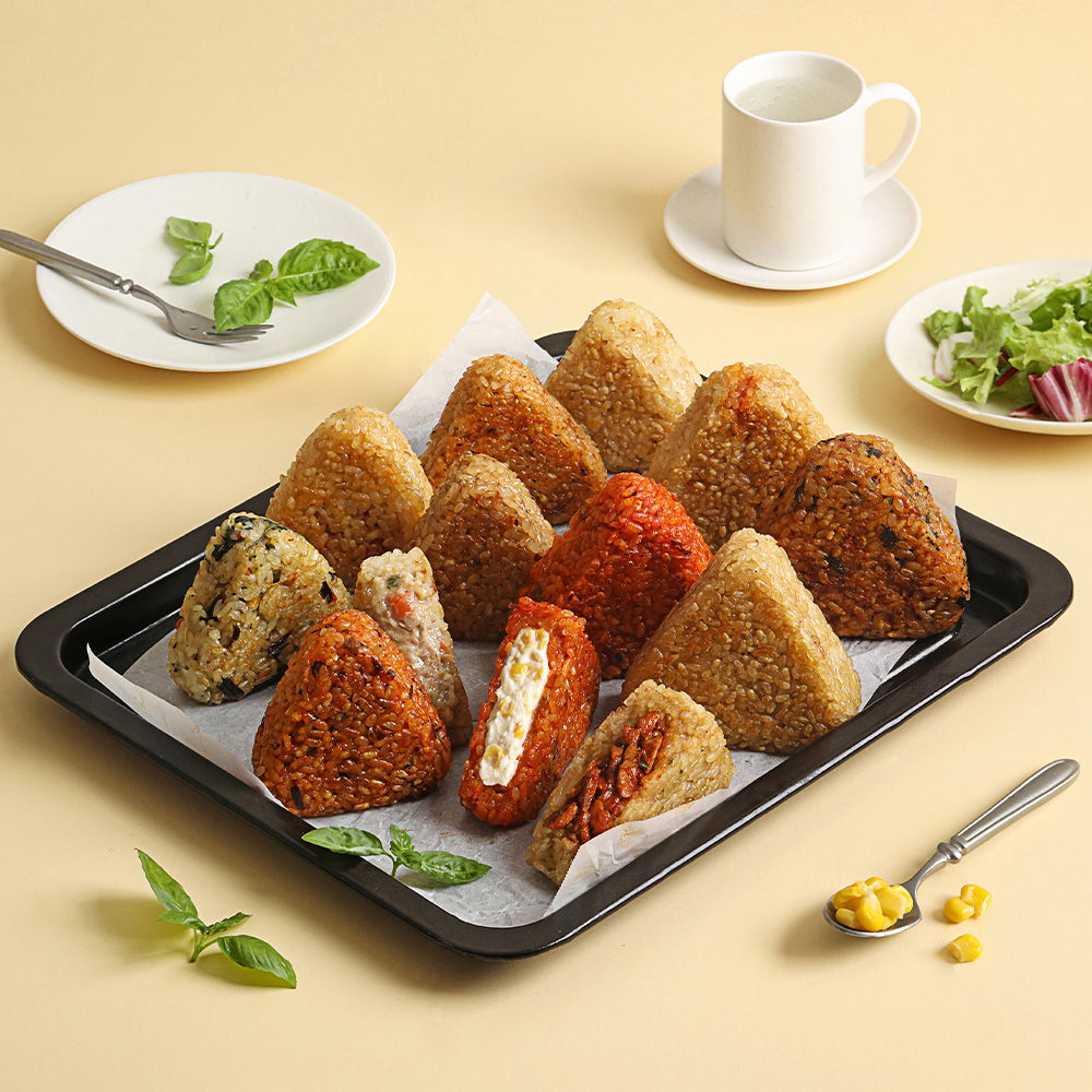 [푸드페스타] 다신샵 점보 현미 주먹밥 150g 5종 10+10팩 / 저당 국내산 볶음밥 상세 이미지 6