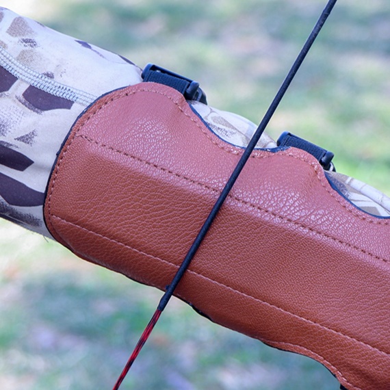양궁암가드 소가죽 활 팔 보호대 - 메인 이미지