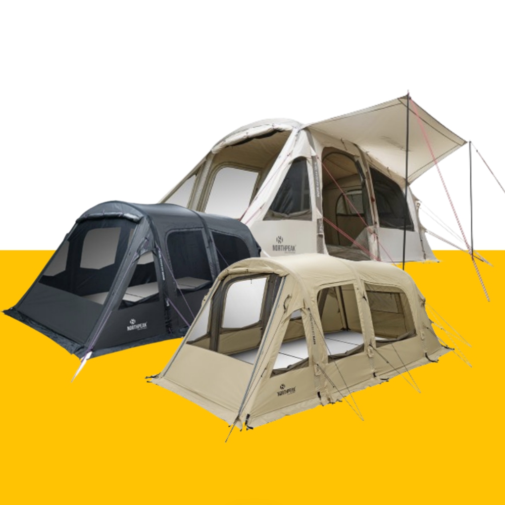 노스피크 A5 RS 에어텐트 캠핑에어텐트 거실형 터널형 리빙쉘