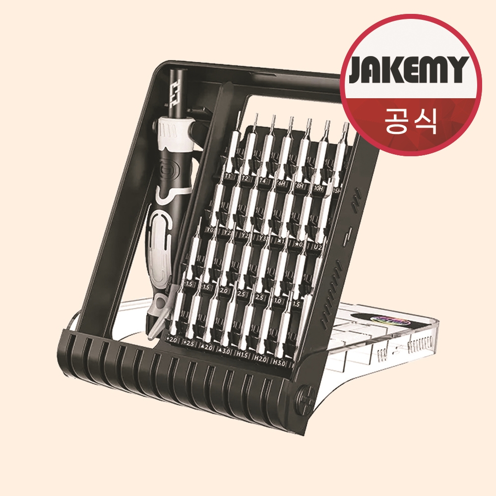 JAKEMY 자케미 정밀 드라이버 세트 32종 JM-8189 블랙 - 상품 이미지