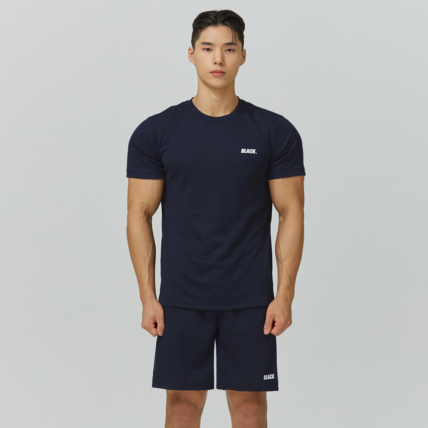 BLACKSET 남자 헬스복 운동복 트레이닝 세트 짐웨어