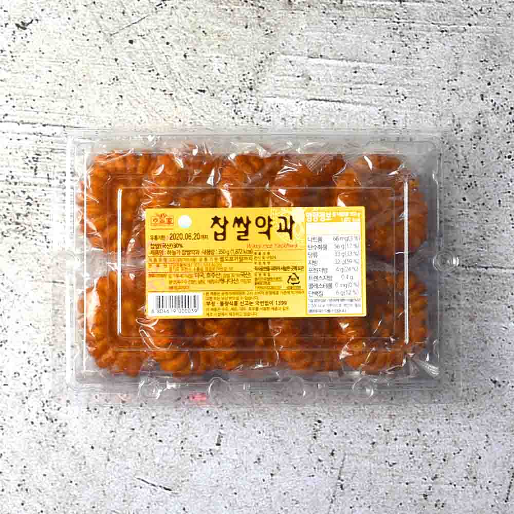 명인 김규흔 찹쌀약과 10개입 낱개포장 350g - 상세 이미지 2