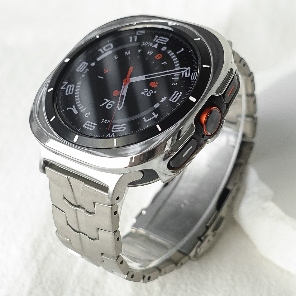 티타니즘 갤럭시워치8 갤럭시워치 울트라 47mm 호환 티타늄 메탈 스트랩 밴드 시계줄 줄질