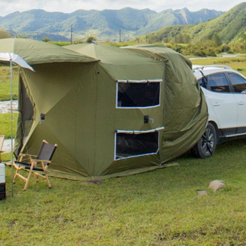 도킹텐트 도킹쉘터 차박꼬리텐트 카니발 스타리아 레이 캠핑