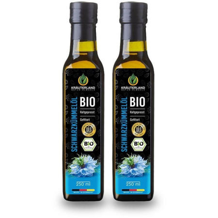 [해외]Krauterland 크라우터랜드 블랙커먼씨드 오일 250ml 2팩