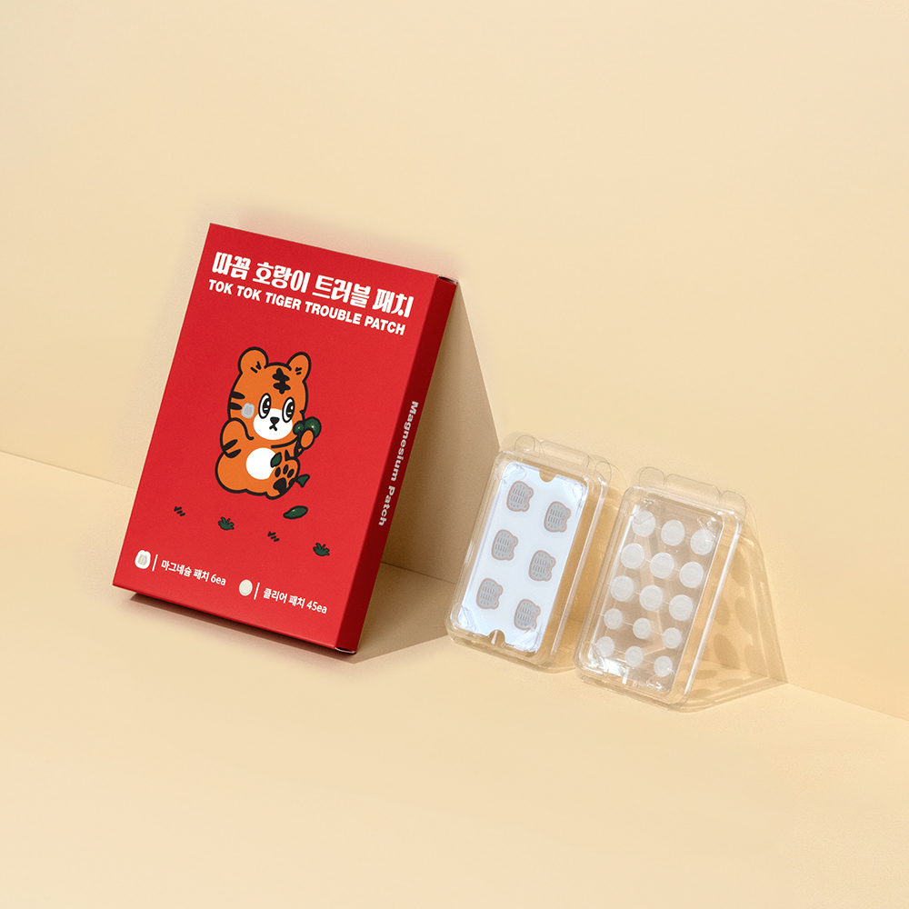 따꼼 호랑이 트러블 패치 중형(6매+45매) - 상세 이미지 2