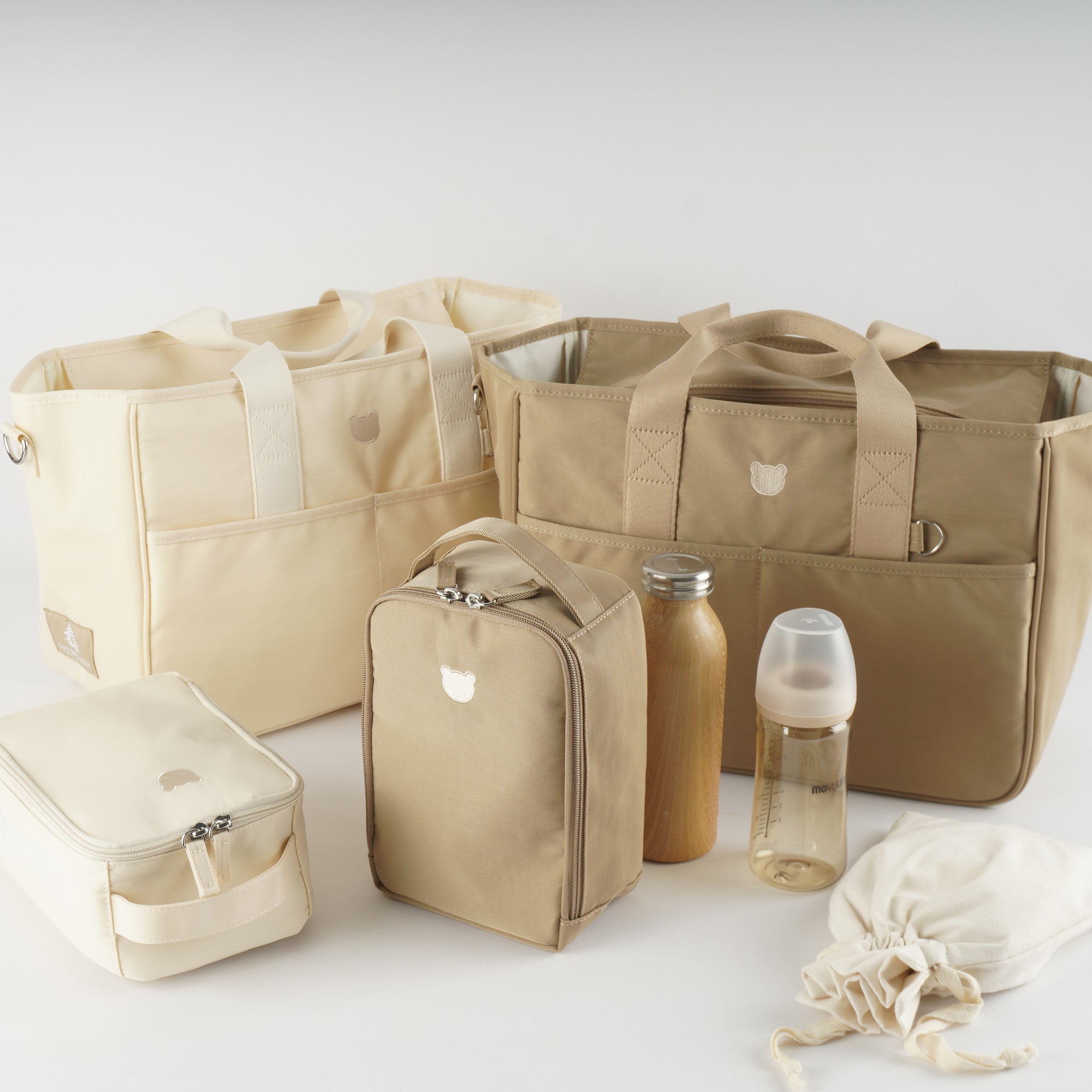 코코헬렌 KOKOBear 기저귀가방 토트백 방수원단 나일론