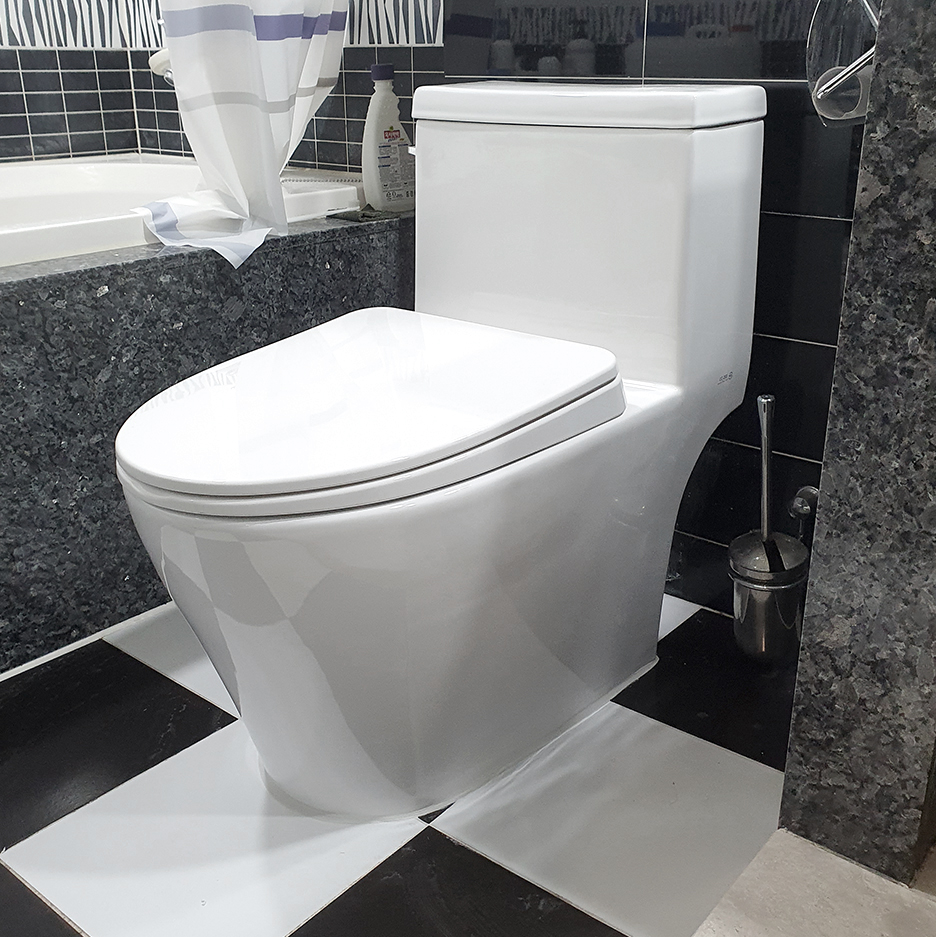 (부산 양산 울산 창원 마산 진해 장유 김해) 대림바스 원피스 양변기교체 CC-280 CC280 아덱스실리콘 마감 - 상세 이미지 2
