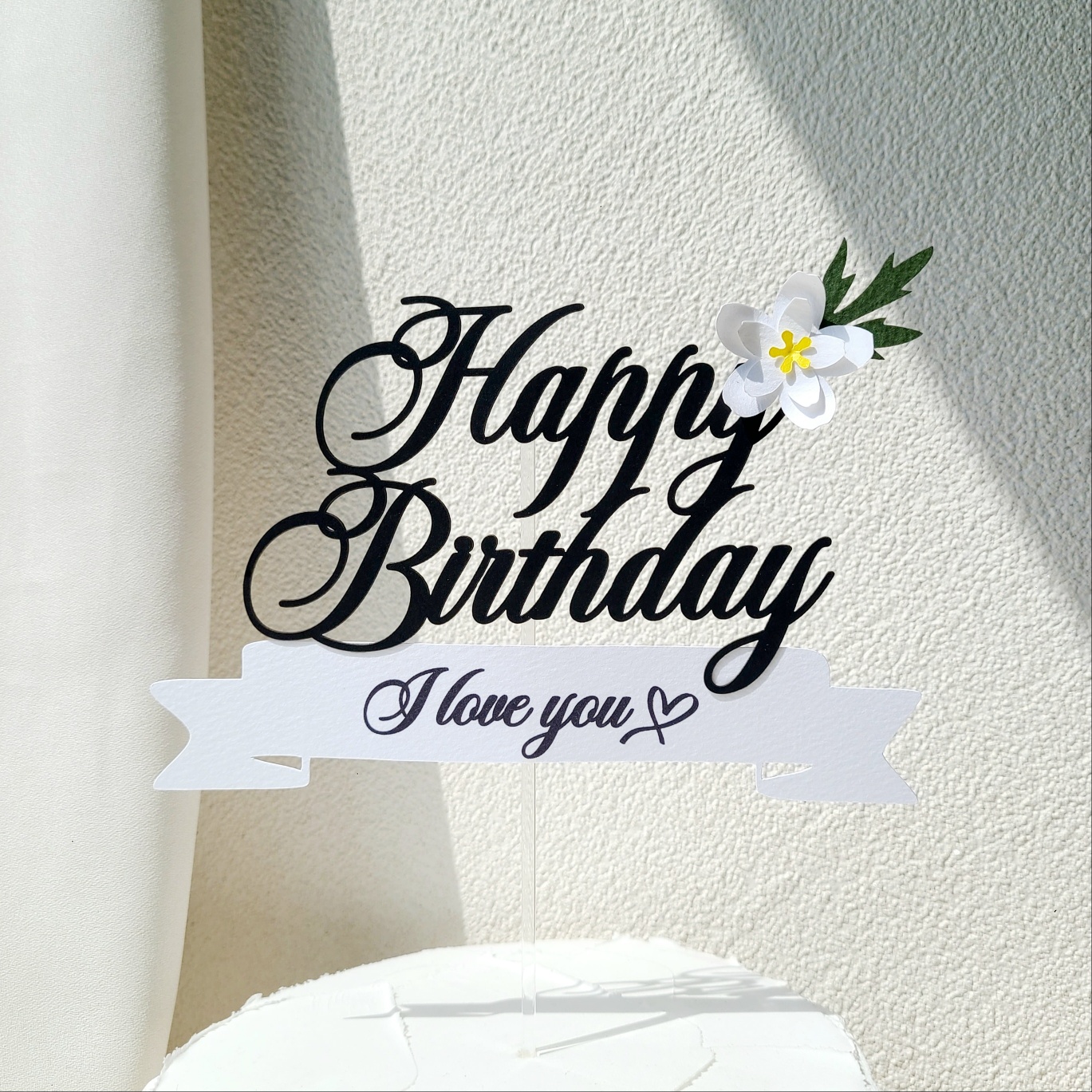 남편생일토퍼 남자 친구 생일 이벤트 꽃 토퍼 제작